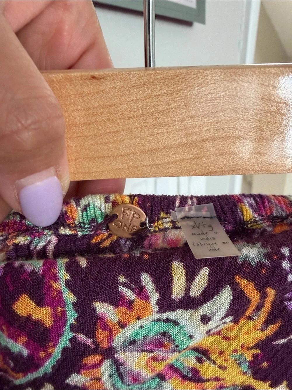 Free People Floral Paisley Strapless Bandana Top - Picture 3 of 4